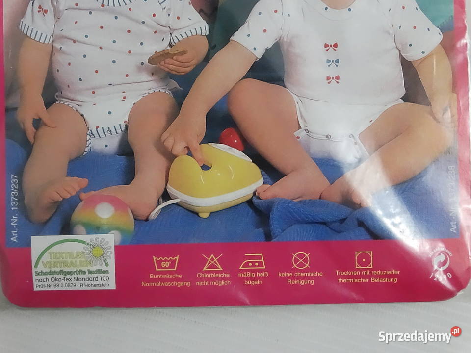 Zestaw Nowych Body Niemowlęcych 2pak 100 Bawełna Biłgoraj