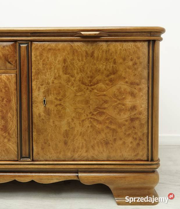 Antyczna komoda w stylu art deco lata 30te wielkopolskie Jerka