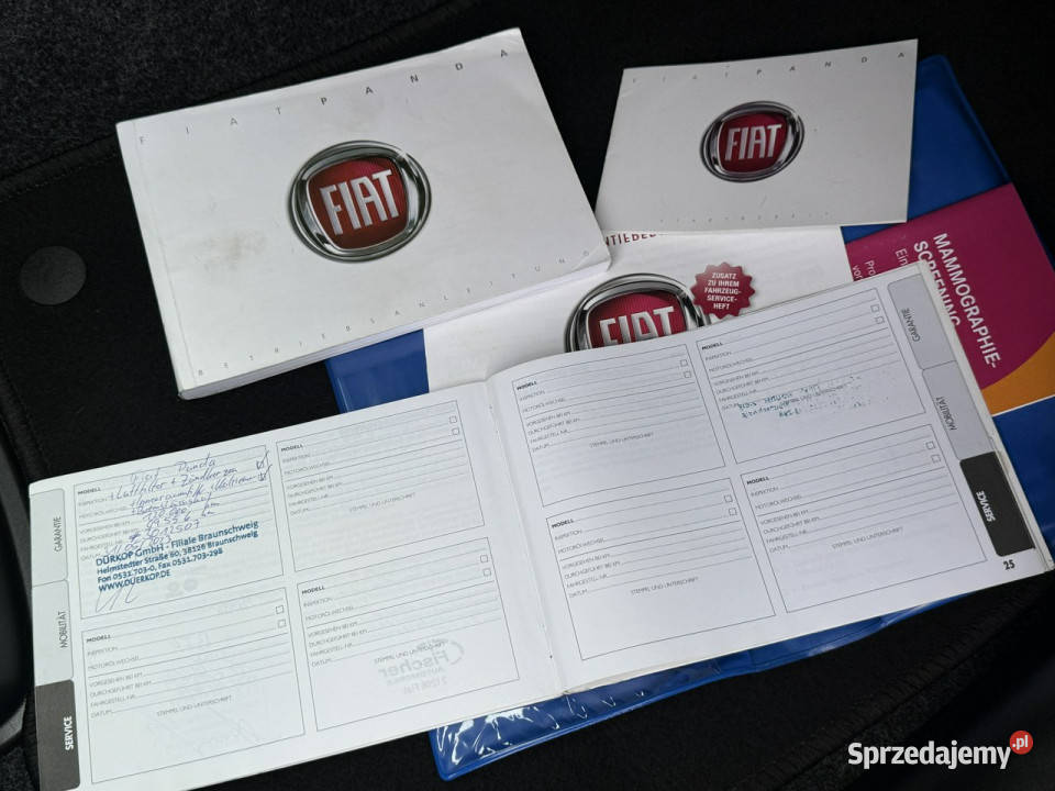 Fiat Panda 72 tkm gwarancji w zNiemiec III 2011 autoalarm Dąbrowa