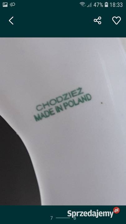 Duża sygnowana porcelanowa figurka Chodzież Antyki, Sztuka, Kolekcje Janów Lubelski