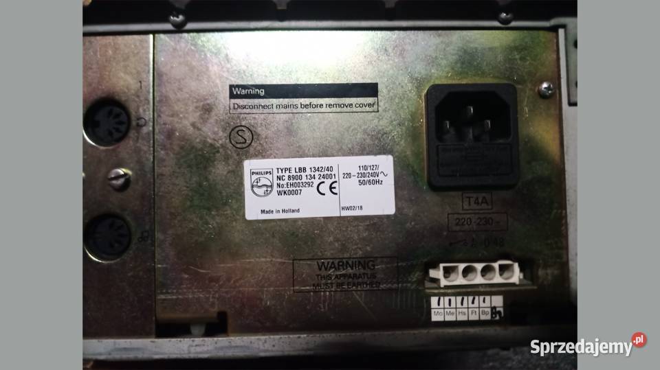 Końcówki mocy radiowęzłowe Philips SQ45 Made in Puławy