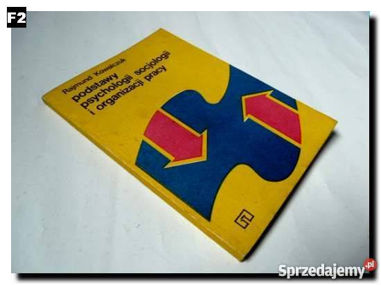 Podstawy psychsocj i organizacji pracy R sprzedam