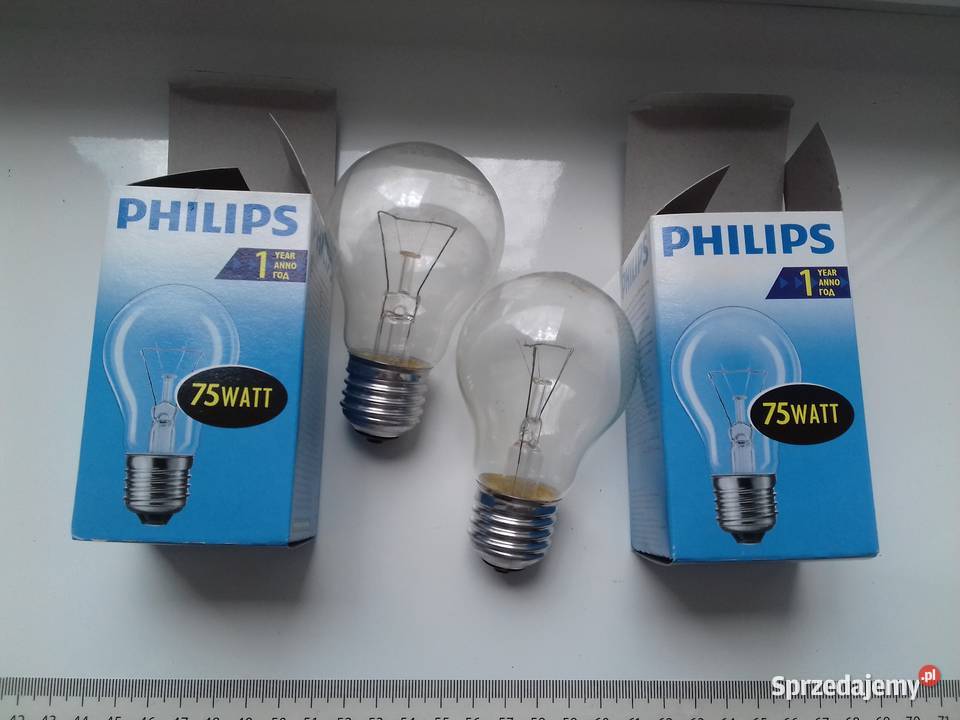 Żarówka wolframowa E27 75W 935lm Philips w Oświetlenie