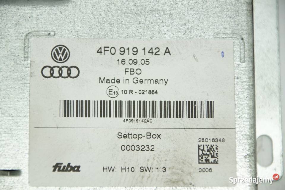 MODUŁ AUDI A8 D3 4F0919142A Lipno sprzedam
