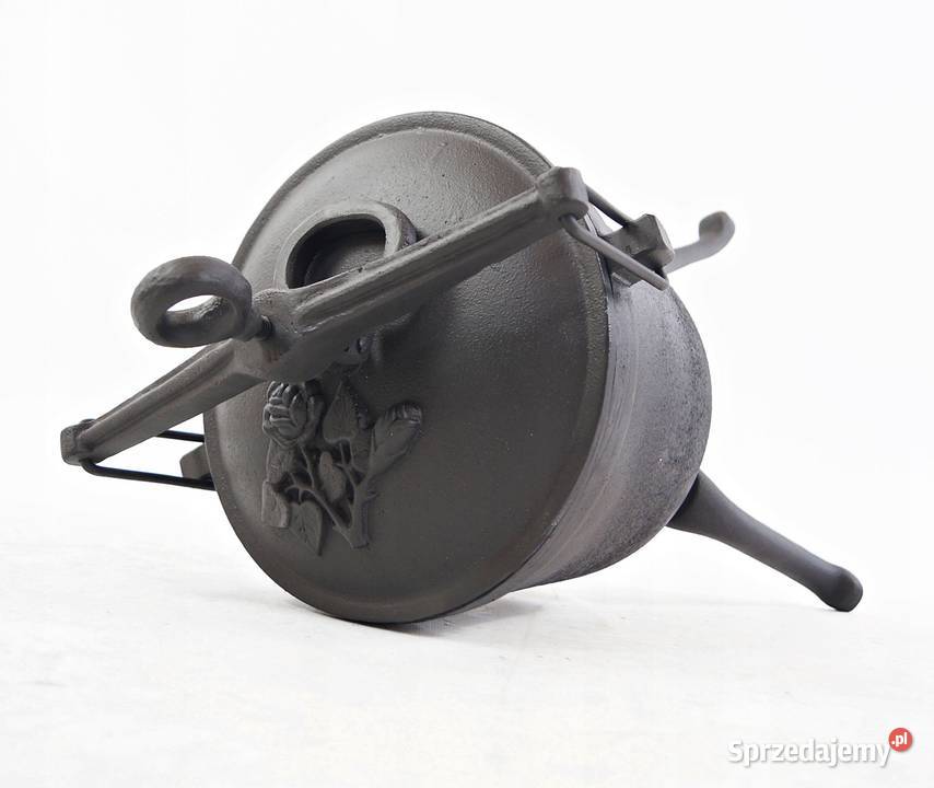 KOCIOŁEK MYŚLIWSKI 5L GARNEK ŻELIWNY POLSKI Radziszów sprzedam