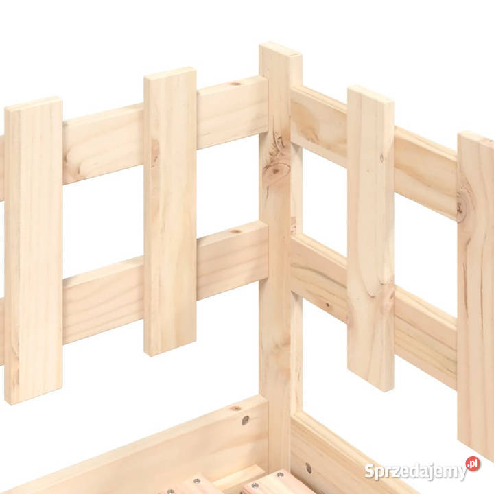 Łóżko rozsuwane 2x90x200 lite drewno sosnowe 98cm Łóżka Warszawa