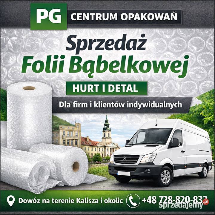 Folia bąbelkowa pęcherzykowa do pakowania Kalisz