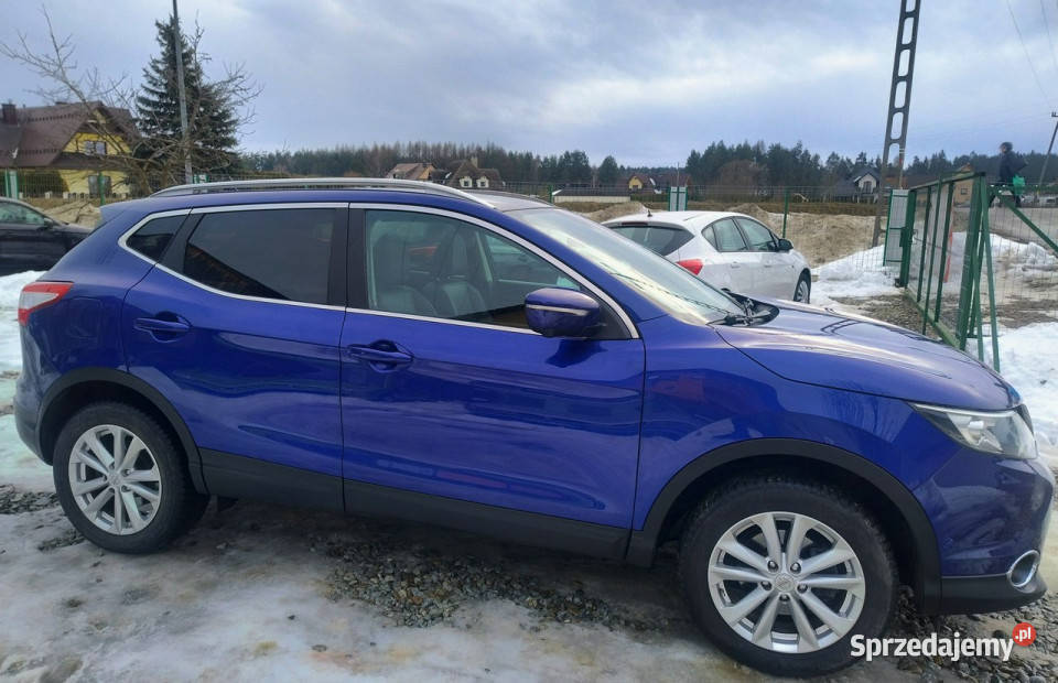 Nissan Qashqai TeknaPanoramaKamery360SkóraRadar wspomaganie kierownicy Harklowa