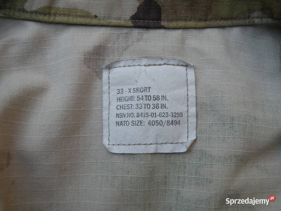 Bluza ACU multicam OCP 33 x short FEMALE 1 Wrocław