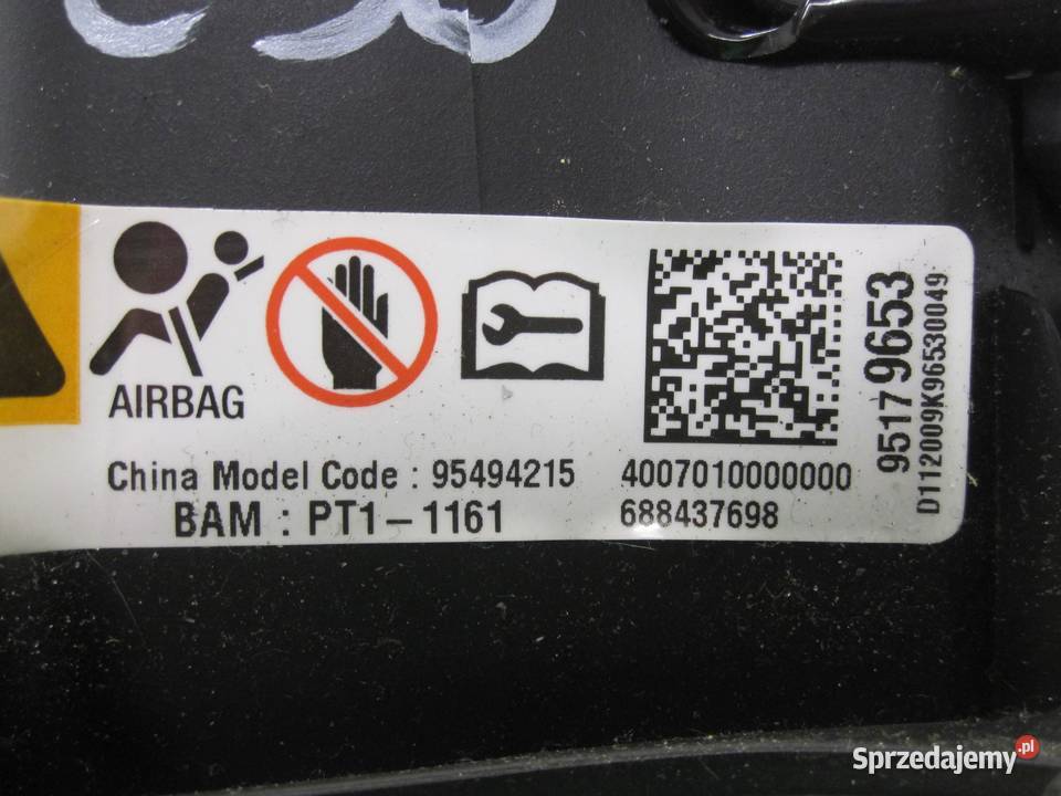 OPEL ANTARA 09r AIRBAG poduszka kierowcy osobowe Kielce sprzedam