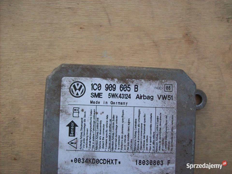 Passat B5 FL Sensor poduszek Air Bag Mińsk Mazowiecki