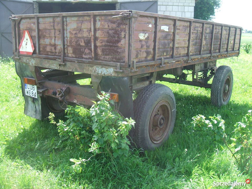 Przyczepa rolnicza D50 6 t nie wywrotka Lublin