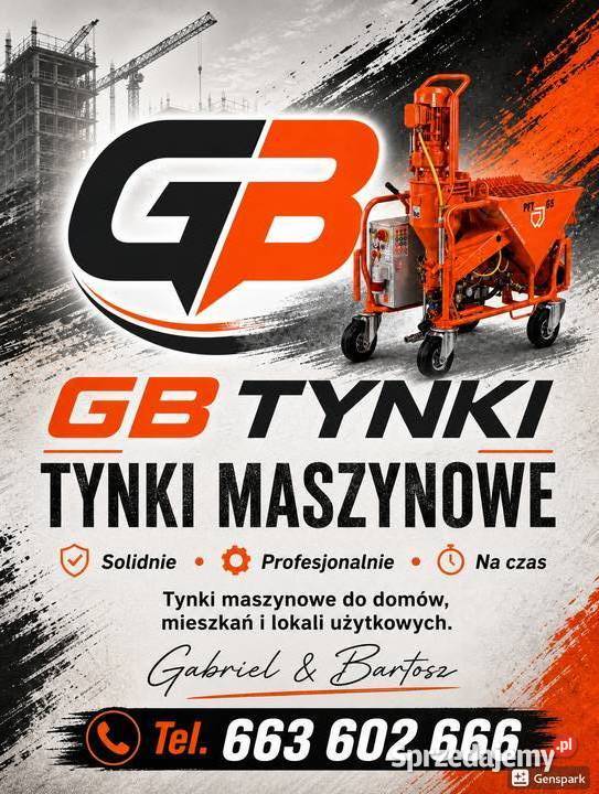 Tynki maszynowe Słupsk usługi budowlane