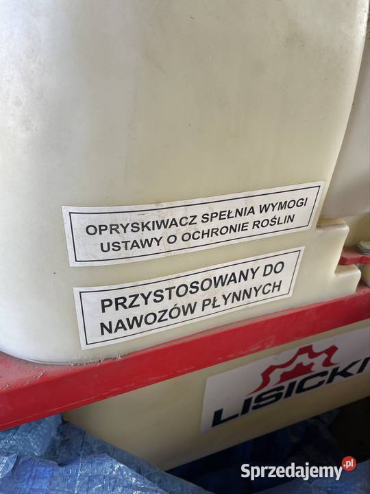 Opryskiwacz Lisick 15m 800l model P0352 Hrubieszów