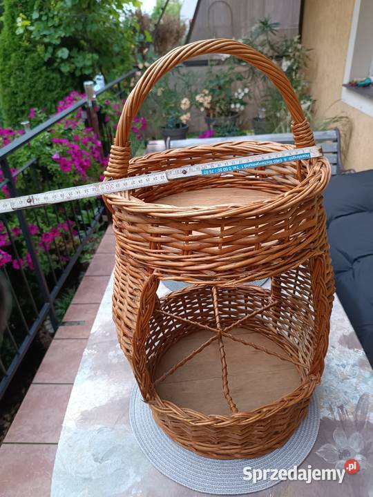 kosz wiklinowy Barek Biblioteczka legowisko Bolesławiec sprzedam