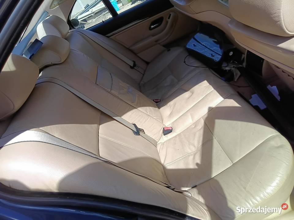 Fotele skórzane komplet z boczkami BMW E39 sedan osobowe Fotele i kanapy świętokrzyskie Bodzentyn