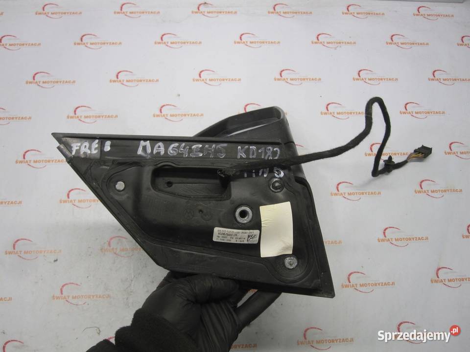 VW POLO 6R 16r lusterko prawe ANGLIK 6 PIN osobowe Kielce