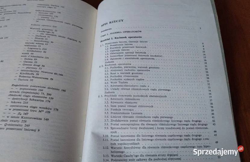 Rachunek operatorów w przestrzeniach liniowych miękka pomorskie