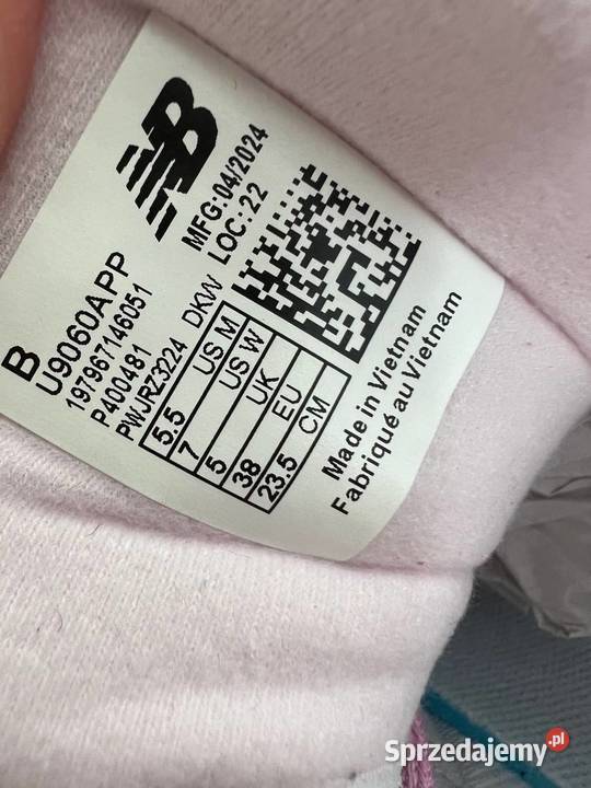 Buty Balance 9060 Pink 3641 skóra