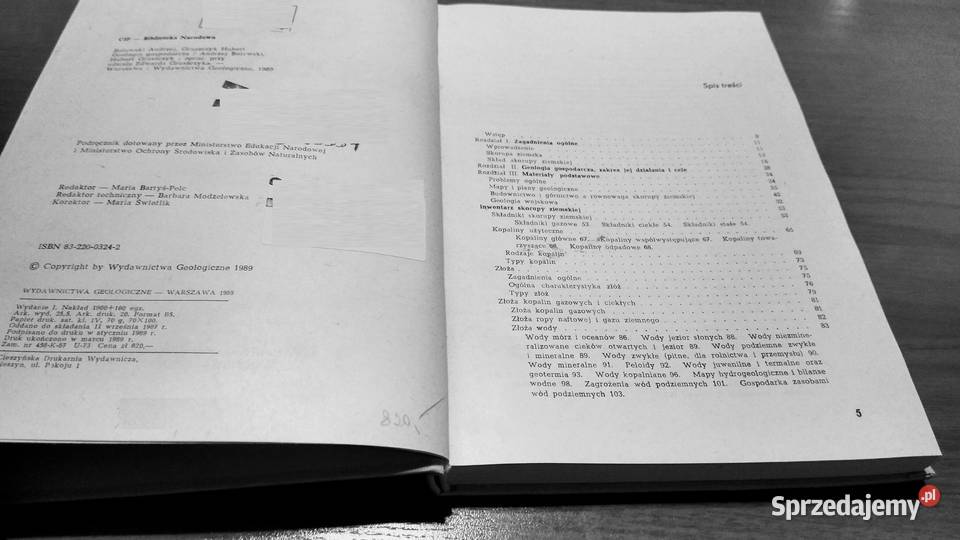 Geologia gospodarcza Andrzej Bolewski Hubert Gdańsk