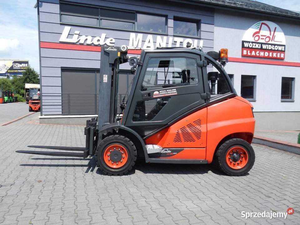 Wózek widłowy kontenerowy Linde H45D02 Triplex Mogilany