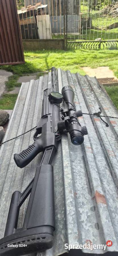 Wiatrówka 45 mm Hatsan AirTact z zamontowaną Sporty strzeleckie i myślistwo Sport i Wypoczynek