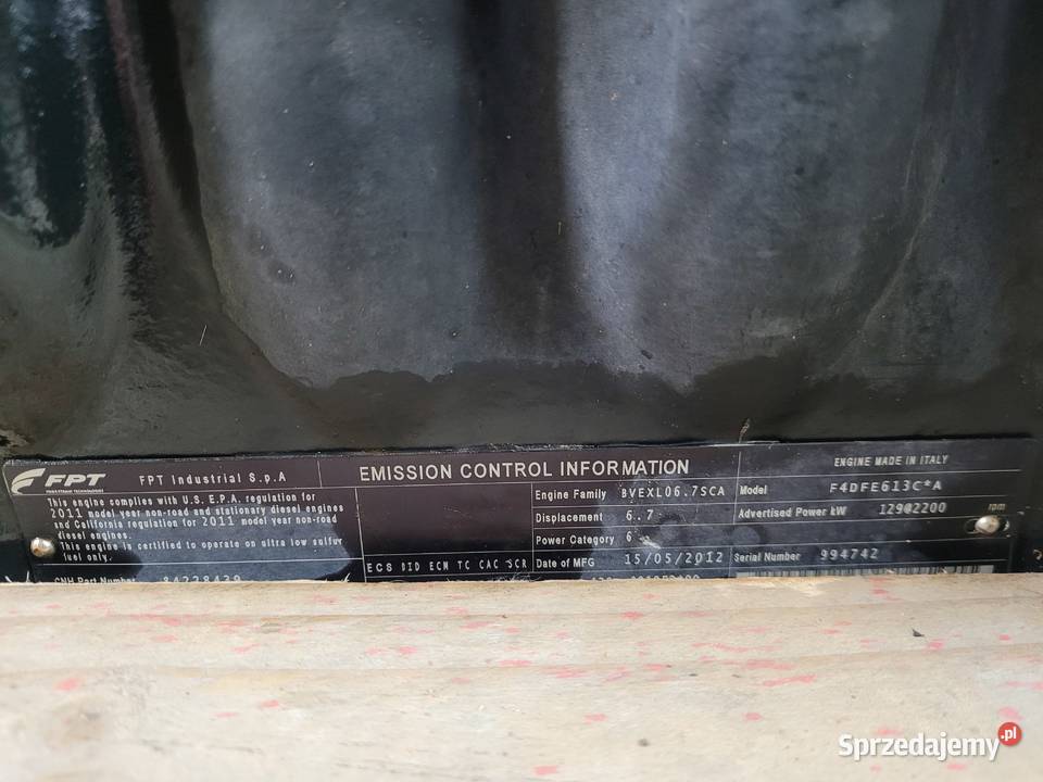 CASE IH PUMA 145 12r SILNIK F4DFE613CA 84228439 kujawsko-pomorskie Kolno