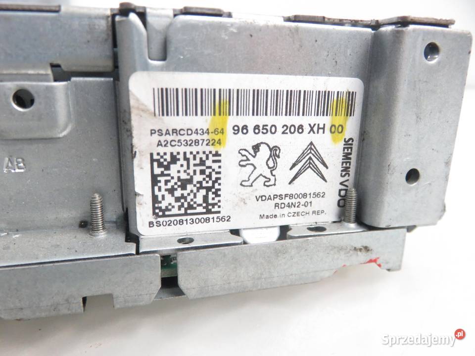 RADIO PEUGEOT 308 96650206XH