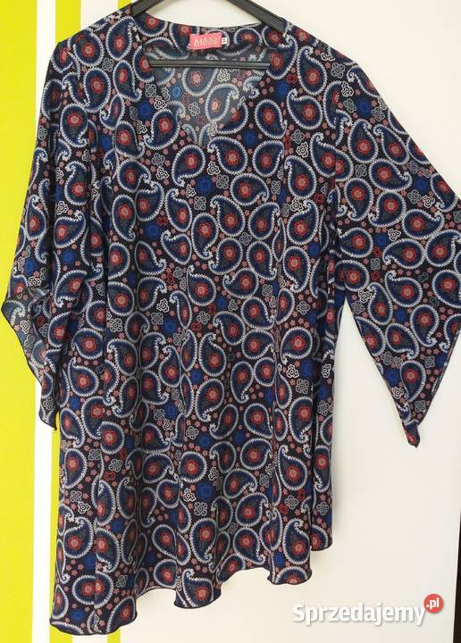 XXXL Delikatna tunika o linii A Butik produkt Rozmiar 56 Moda i Styl śląskie sprzedam