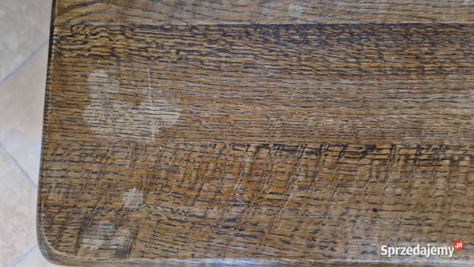 Stolik okolicznościowy kawowy stół drewniany dąb