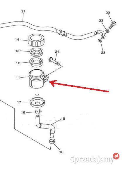 Zbiorniczek Wyr Wnawczy Hamulca Ty Yamaha D Orygina Kielce