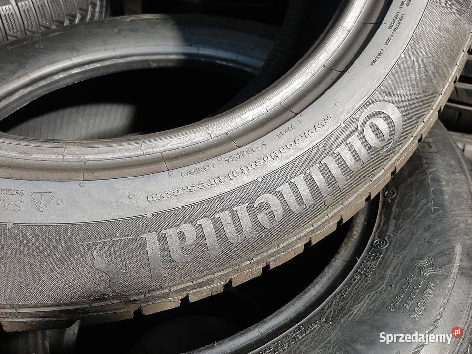 2x Opona UŻYWANA ZIMOWA 23555R18 CONTINENTAL 119 Zaścianki