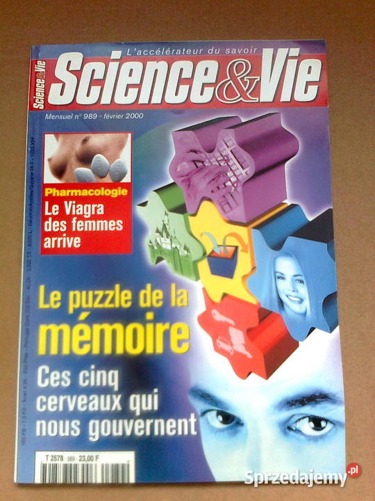 SCIENCE VIE miesięcznik francuski Rok wydania 1999 mazowieckie Warszawa