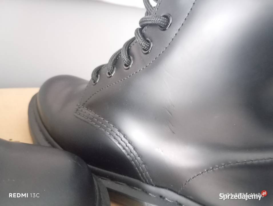 Dr Martens 101 Botki z 6 dziurkamiCzarny skóra Olszyna