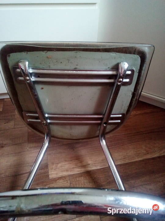 Krzesło vintage transparentne Kąty Wrocławskie