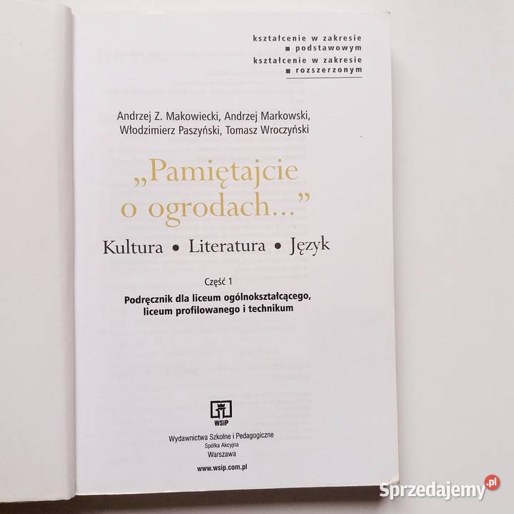 AZ Makowiecki AMarkowski Pamiętajcie o ogrodach Łódź