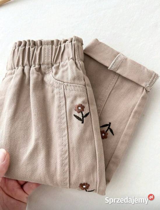 Beżowe spodnie dziewczynki Busko-Zdrój sprzedam