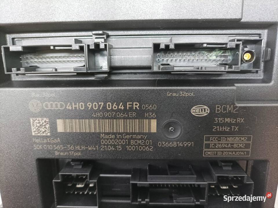 MODUŁ 4H0907064FR Audi A6 IV 20112018 C7 Komputery