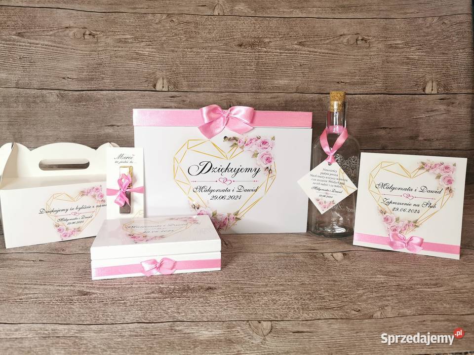 Zaproszenia ślubne dodatki na ślub wesele Poznań