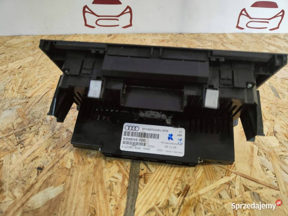 Panel Nawiewu Klimatyzacji Audi A3 8P 8P0820043N Pleszew