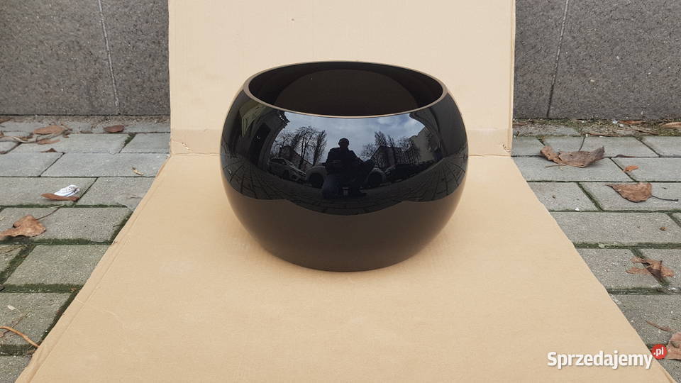 Klosz do lampy MOMO wisząca MURANO GLASS czarna Warszawa