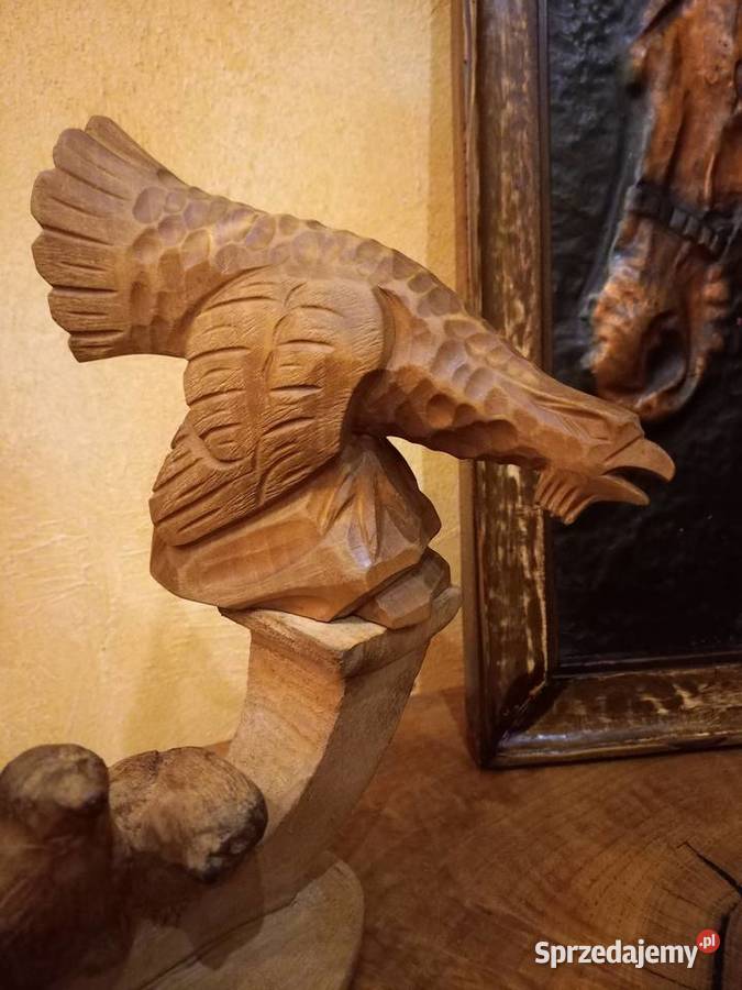 Rzeźba drewniana Cietrzew Lipno