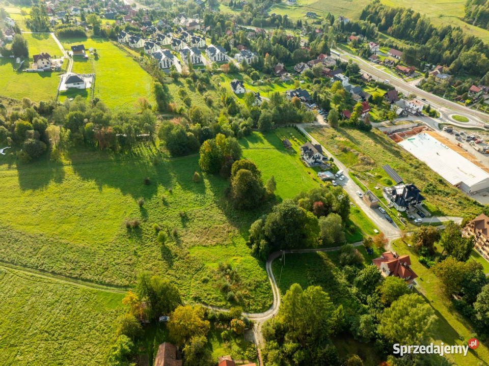 Działka budowlanousługowa 106 ha RabkaZdrój utwardzona Rabka-Zdrój