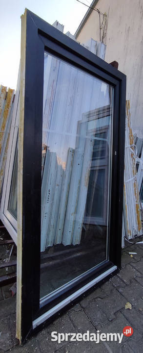 OKNA KacprzaK OKNO PCV 85X160 Brąz Używane PCV