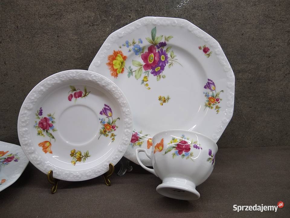 Serwis kawa Rosenthal Maria Sommerstrauss Bukiet wielkopolskie Kalisz