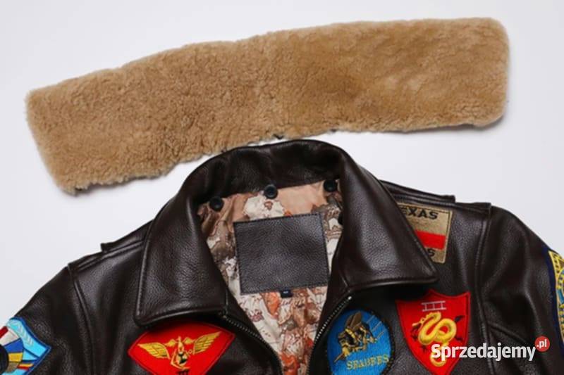 Nowa męska kurtka skórzana Top Gun w kolorze Warszawa