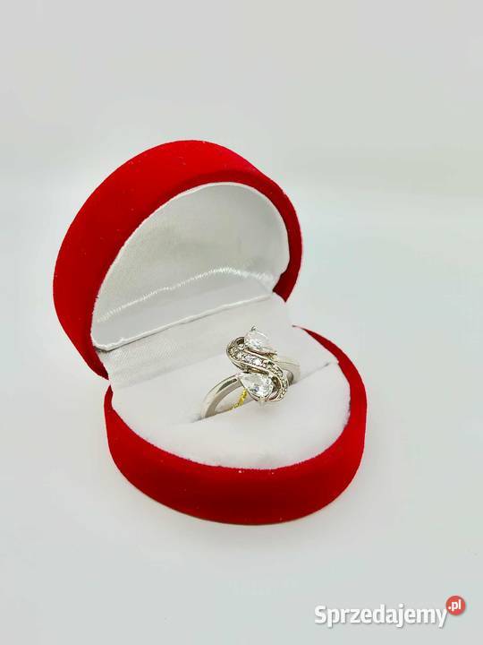 Srebrny Pierścionek pr 925 375g Rozmiar 12 srebro Elbląg