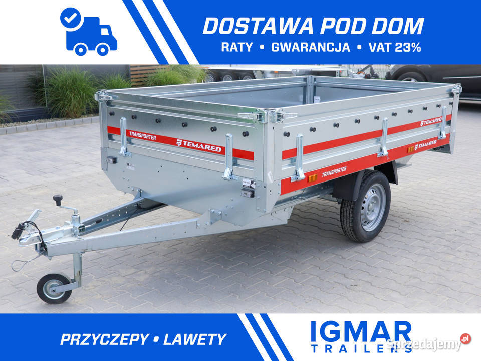 NOWA Przyczepka Temared TRANSPORTER 2515 525kg Wrocław