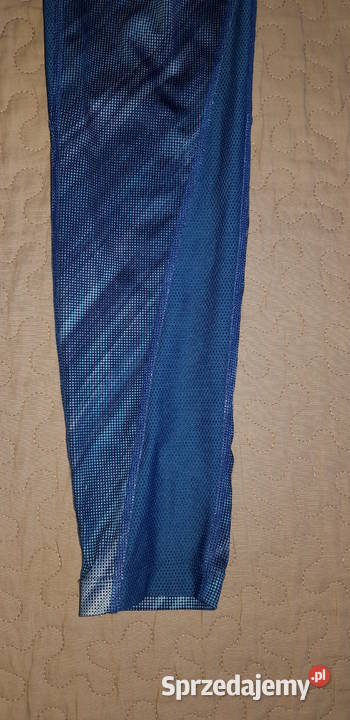 Nike legginsy spodnie DriFit M sportowe odblaski niebieski sprzedam