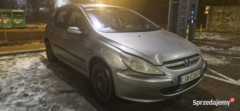 Peugeot 307 16 benlpg szary